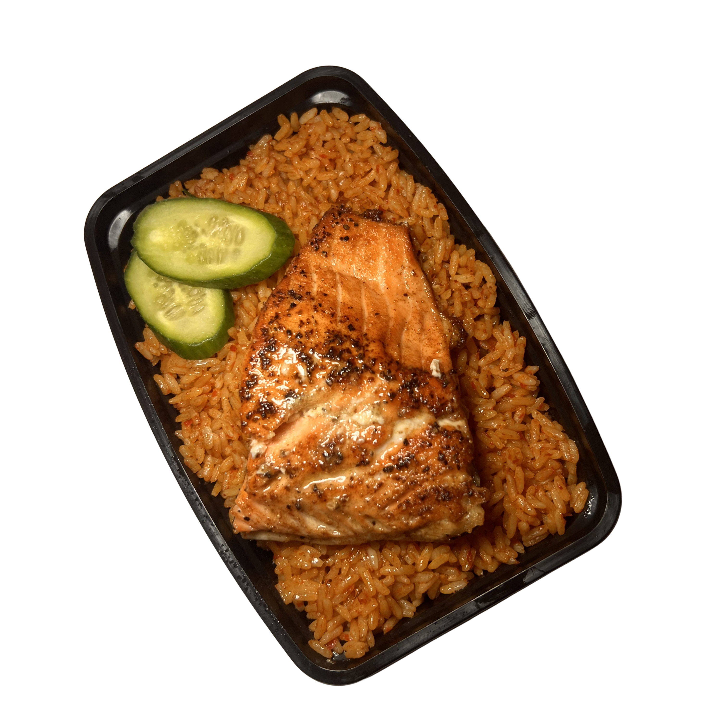 Jollof Rice W/ Salmon